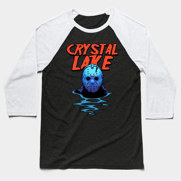 Jason. Crystal Lake Baseball T-Shirt by Scud"